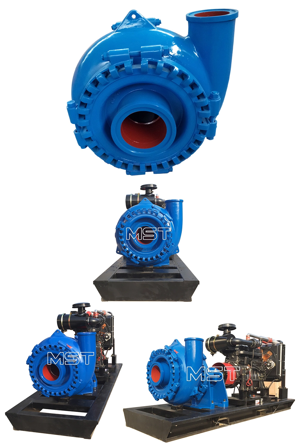 Diesel Engine Pump Single Stage High Chrome Alloy General Industrial Horizontal Sand Suction Lime Slurry Centrifugal Gravel Pump Factory Best Price