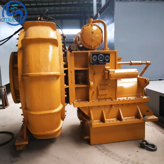 Pompe à boue de dragage industrielle de chaux de sable de rivière de pompe centrifuge de gravier de ciment de résistance à l'usure horizontale